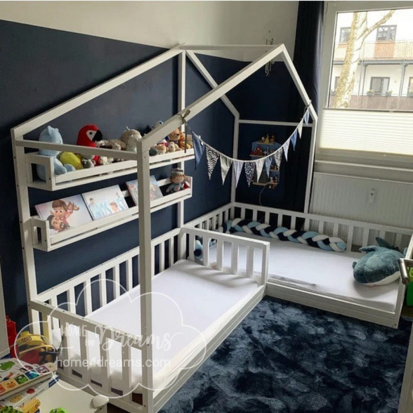 Toddler Double Floor Bed H4D-58
