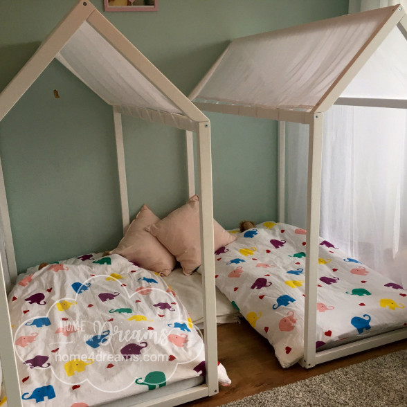 Toddler House Bed With Slats
