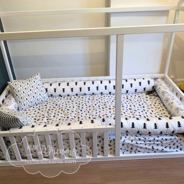 vuilnis moed Voorkomen Toddler Floor Bed With Rails | HomeForDreams