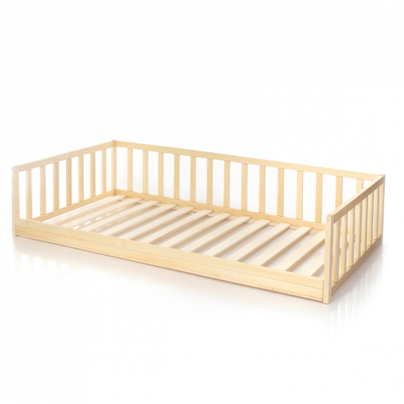 Toddler Floor Bed with Removable Rail H4D-52
