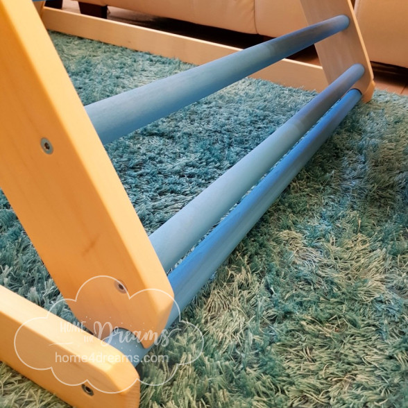 The bottom part of a baby climbing toy 