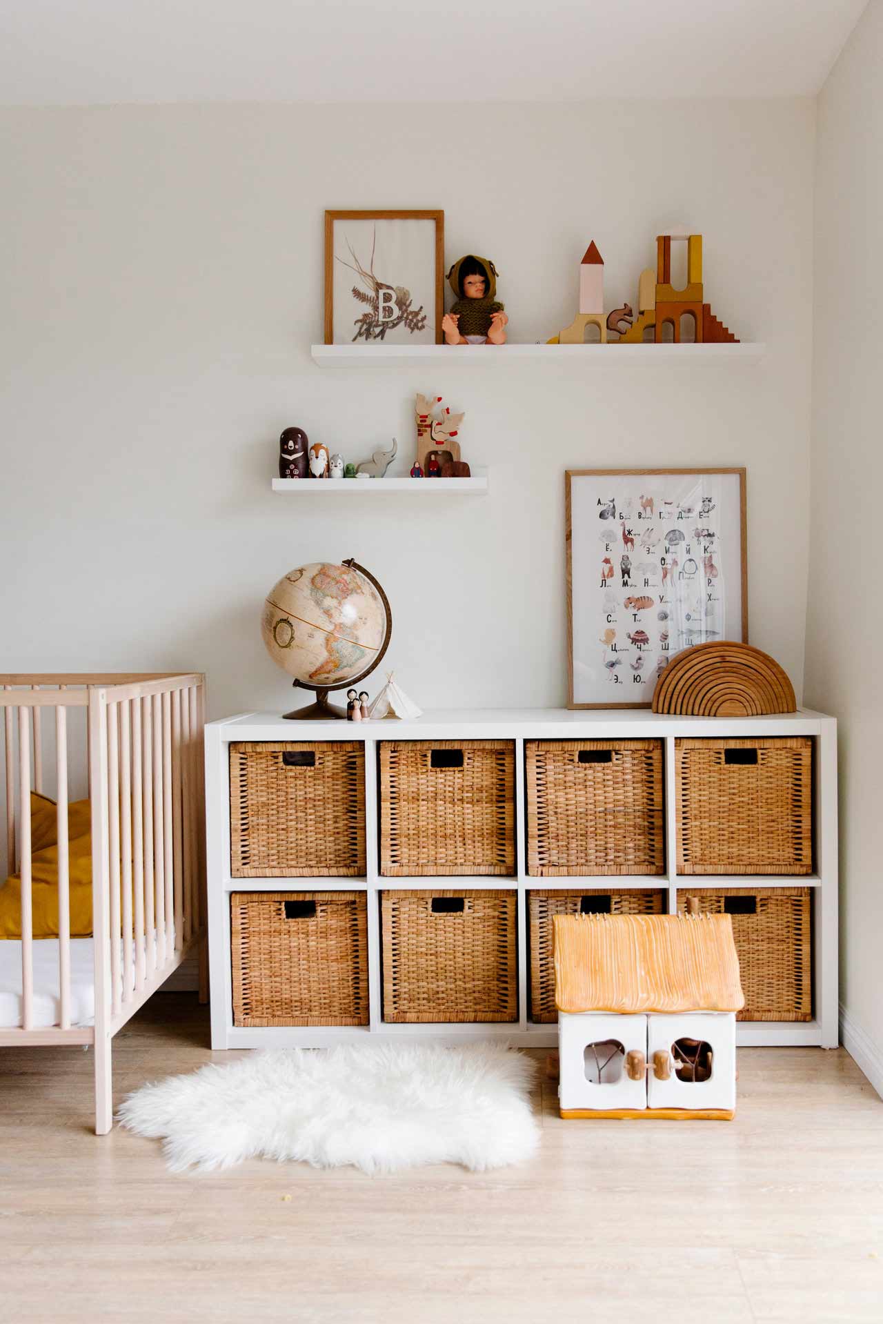 Interior of a baby nursery